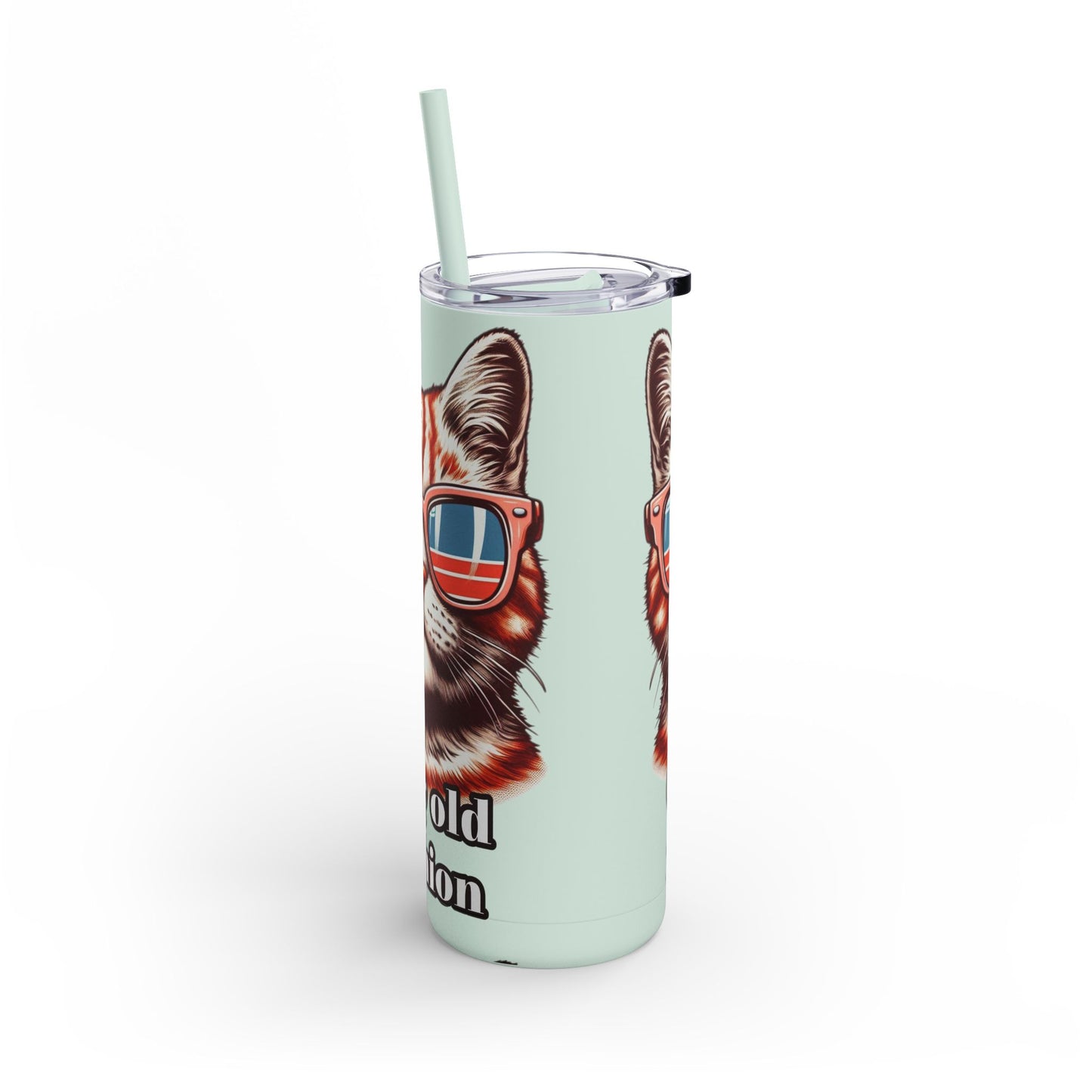 Caty Fashion Maars Maker Skinny Matte Tumbler, 20oz