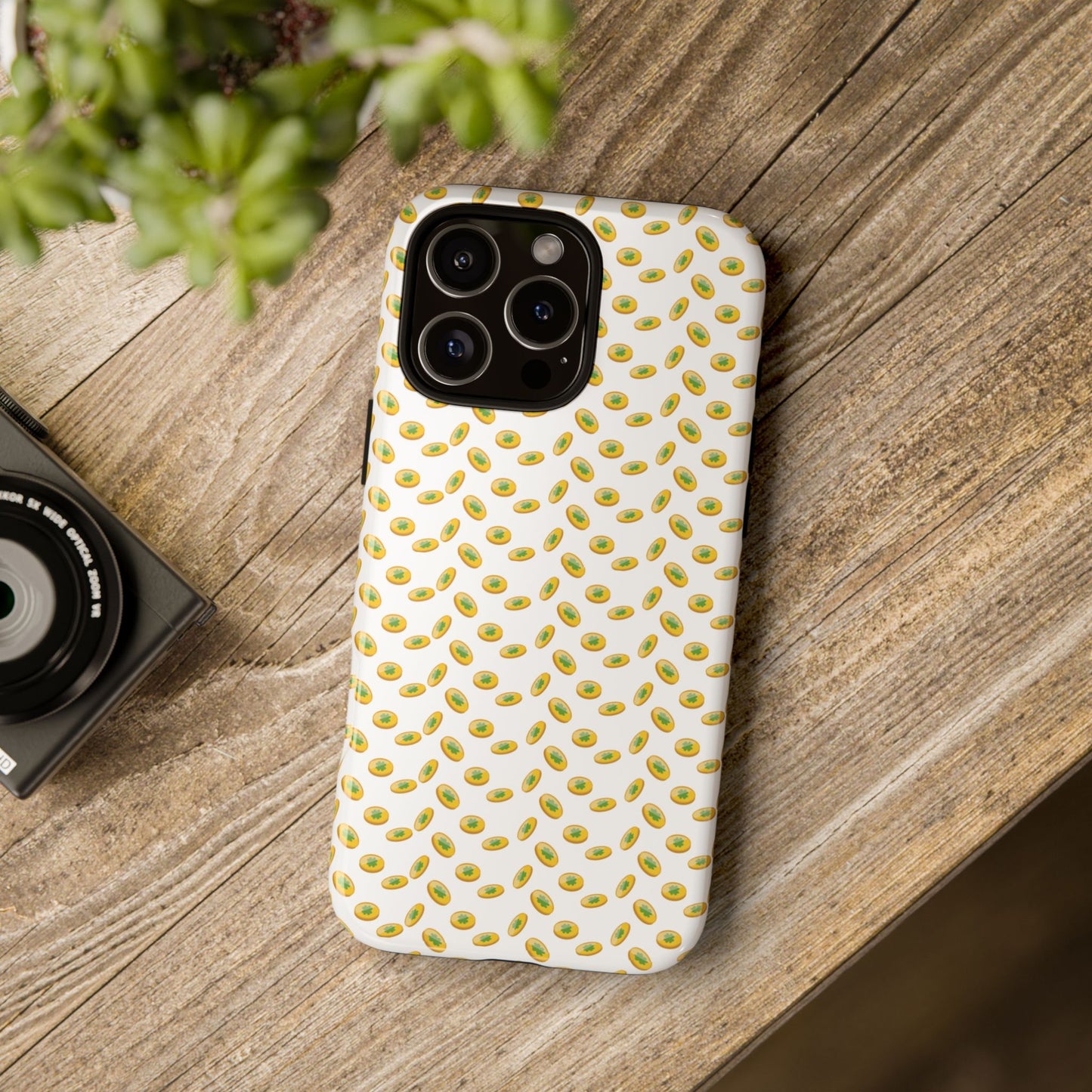 Phone Case Coins Pattern Tough Case