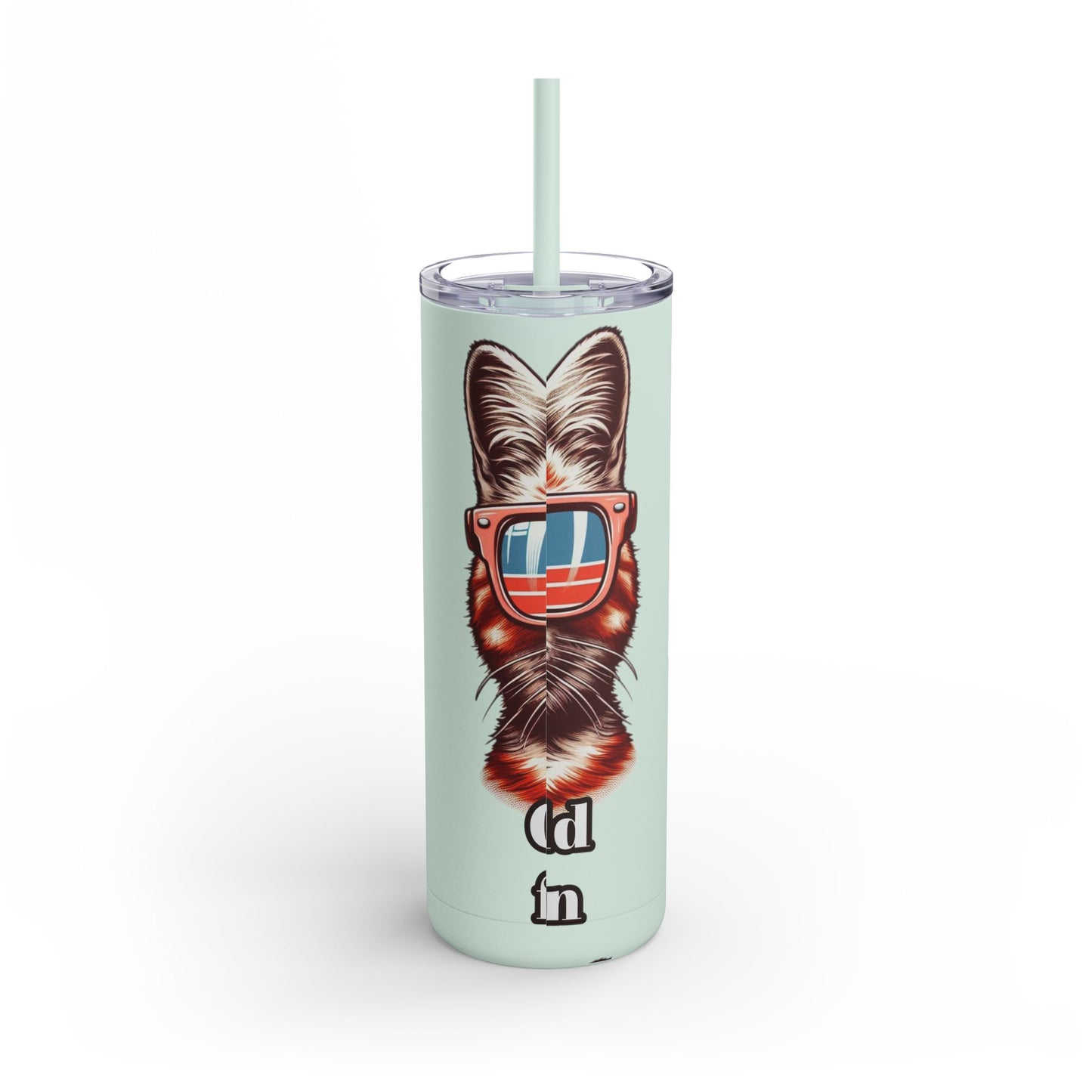 Caty Fashion Maars Maker Skinny Matte Tumbler, 20oz